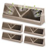 4 Pk Baseboard Register Vent- 18" Duct Opening, A
