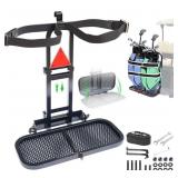 2 in 1 Foldable Metal Steel Golf Cart Rear Seat Ba