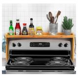 Bamboo Over The Stove Spice Shelf, 31.5" Organize