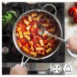 Cooks Standard 4 Quart Stainless Steel Sautï¿½ pan w