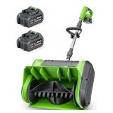 Electric Cordless Snow Shovel 21v - 2 Batteries/Ch
