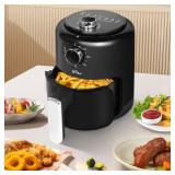 BEAR Small Air Fryer- 2.1 QT, Adjustable Time/Temp