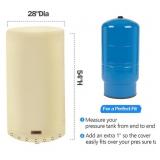 Round Well Pressure Tank Cover, 3 Layers, Winter F