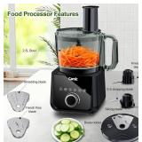 Camic Food Processor- 600W, Shredding/Slicing/Fren