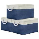 Organization And Storage Basket, XL 3 Pack, Collap