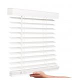 Lotus & Windoware Cordless Faux Wood Blinds- 32'