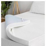 3" Gel Memory Foam Mattress Topper-  Queen Size,