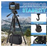 68" Tripod Stand For Camera & Cell Phone - Includ