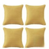 4 Pack Decorative Outdoor Pillows, Water Repellant