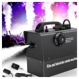 Rechargeable Fog Machine, 400W, Manual Control Adj