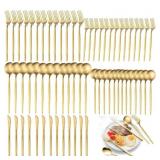 300 Pc Gold Stainless Steel Silverware - (60) Dinn