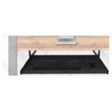 Keyboard Drawer Tray For Desk - 24" Black, Wood B