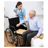 Medvi Wooden Slide Transfer Board with Track Pulle