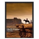6 Pack Picture Frames, Black Coated MDF, 25.5x19.5
