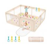 Extra Large Baby Play Pen with Soft Breathable