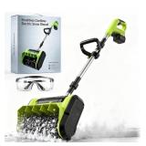 40V Brushless Cordless Snow Shovel, 13.5" Clearin