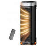 WINHL 17" Electric Space Heater- Thermostat/Remot