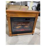 Redstone Rolling Portable Electric Infrared Firepl