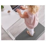 Gorilla Grip Anti-Fatigue Mat, Gray, Non-Slip, 0.7