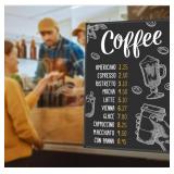 Lockways Magnetic Chalkboard Black Board 18x24",