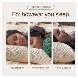 Coop Home Goods Adjustable Latex Pillow, Queen Siz