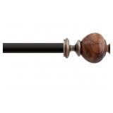 Deco Window Curtain Rods for Windows 44-120", 1"