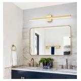 Gold Bathroom Vanity Light 39.4", 30W Dimmable 5