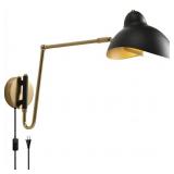 Adjustable Directional Long Arm Plug In Sconce Lig