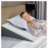 Kolbs Extra Wide Bed Wedge Pillow, Jacquard Cover,