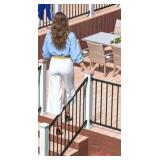 4 ft x 36in Aluminum Deck Railing Kit for Stairs