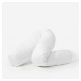 Buffy Wiggle Pregnancy Pillow - White, Full Body S