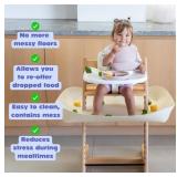 4 Ct. Catchy Food Catcher For Highchair - (3) Whit