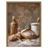 2 Count Wall Art & Mirror Lot, (1) Framed Vintage