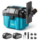 Seesii Cordless Shop Vac Wet/Dry- 2.6 Gallon Capac