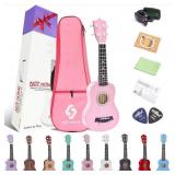 Soprano Ukulele Beginner Pack - Includes (1)21" B