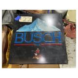 Busch Lighted Sign 18"x18"