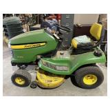 John Deere X300 Riding Lawnmower - 42" Cut