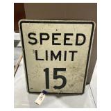 Metal Street Sign Speed Limit 30'x24'
