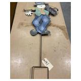 Metal Scarecrow Garden Dï¿½cor