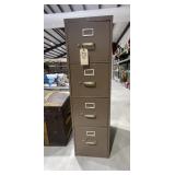 4-Drawer Metal Filing Cabinet - no lock