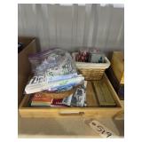 Wooden Tray w/Toothbrushes - Candles