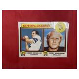 1978 TOPPS HOF STAUBACH/BRADSHAW CARD