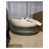 6 - Assorted Serving Trays & Napkin Holder