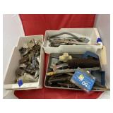4 Pcs - Containers of Assorted Hand Tools