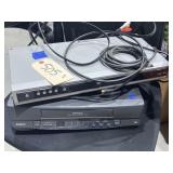 Magnavox DVD Player & Sanyo VHS Player