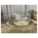 Serving Platters & Gravy Boat