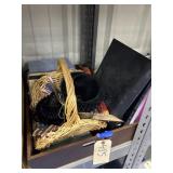 Wooden Box w/Notebooks - Photo Albums