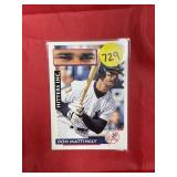 HITTERS INC DON MATTINGLY CARD