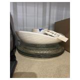 6 - Assorted Serving Trays & Napkin Holder