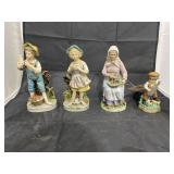 4 Pcs - Homco Figurines